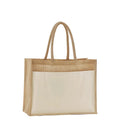 Cotton Pocket Natural Starched Jute Shopper Natural
