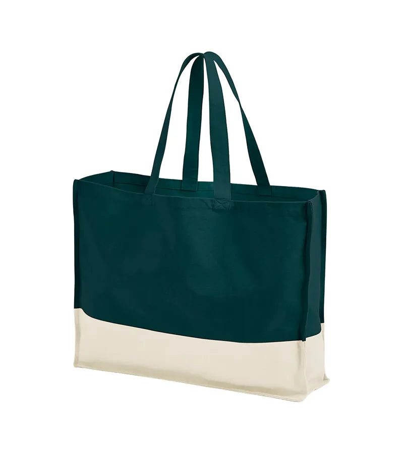 EarthAware® Organic Contrast Shopper DarkMarine/Natural