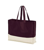 EarthAware® Organic Contrast Shopper Oxblood/Natural