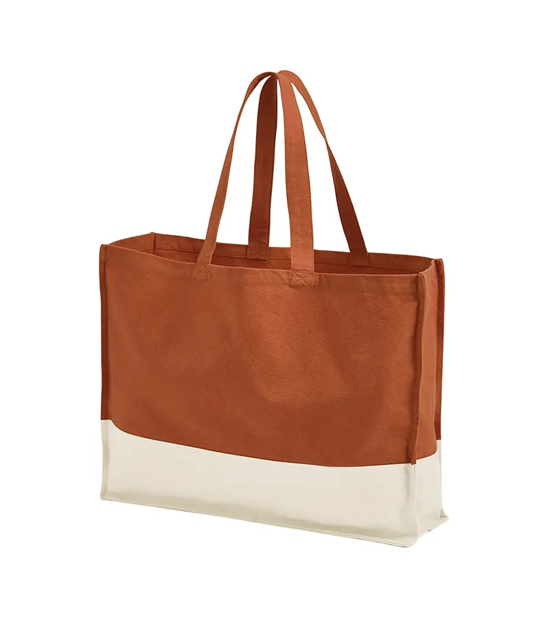 EarthAware® Organic Contrast Shopper Pumpkin/Natural