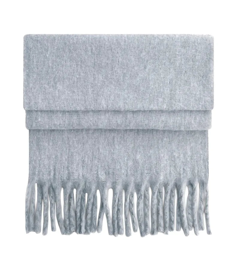 Fluffy Scarf HeatherGrey