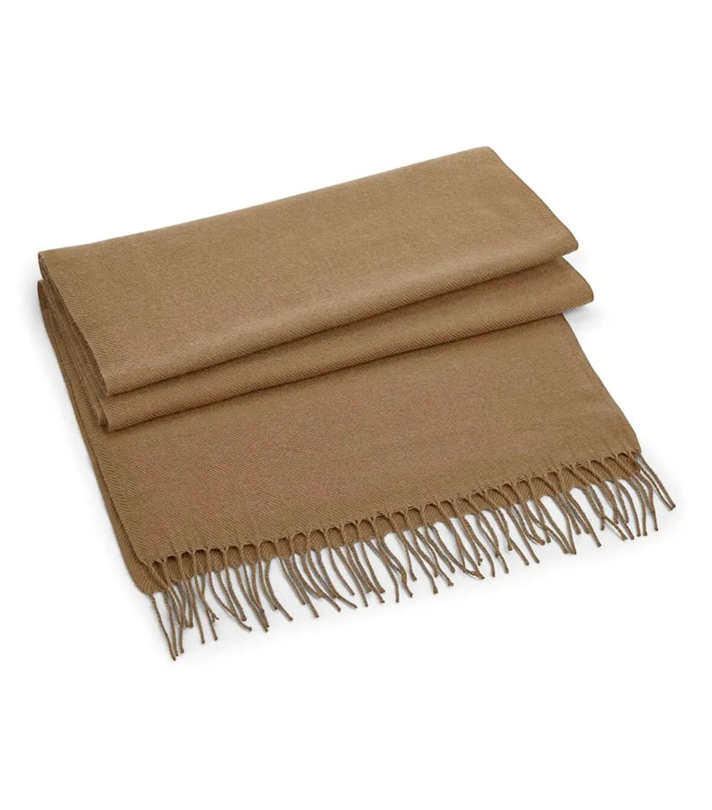 Classic Woven Scarf Biscuit