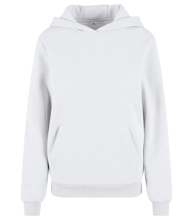 Ladies Fluffy Hoody White