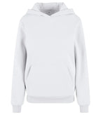 Ladies Fluffy Hoody White
