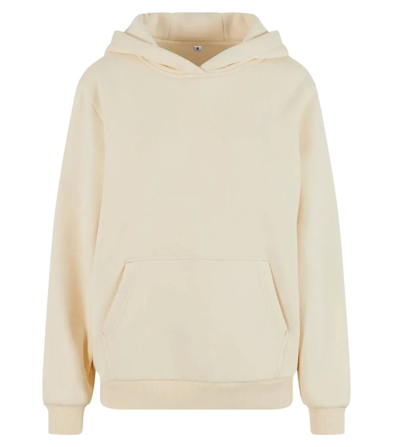Ladies Fluffy Hoody WhiteSand