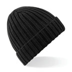 Chunky Ribbed Beanie Black