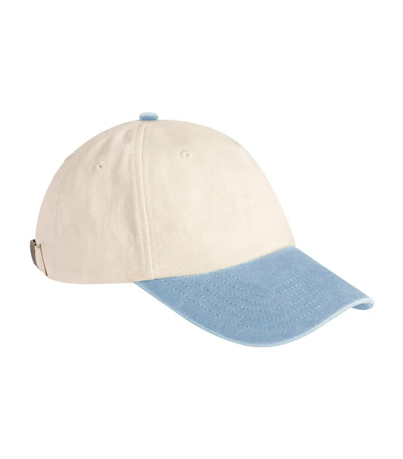 Contrast Peak Low Profile Vintage Cap Natural/VintageLightBlue