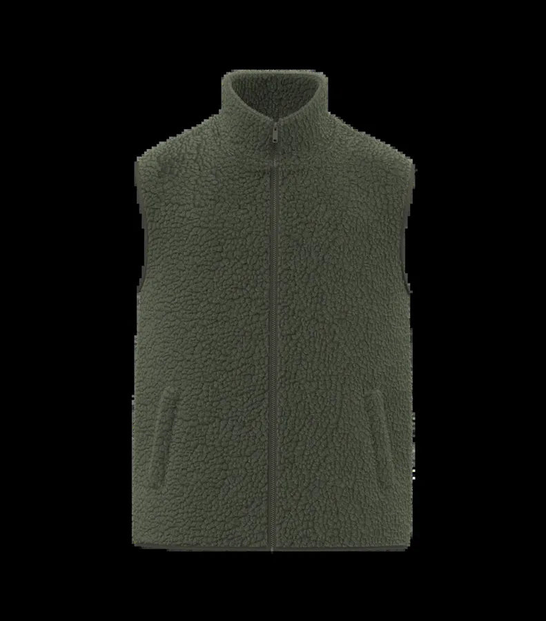 Men's Sherpa Vest ForestKhaki