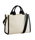 Puerto Medium Tote Natural/Black
