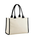 Puerto Large Tote Natural/Black