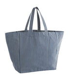 Oversized Beach Bag NavyStripe