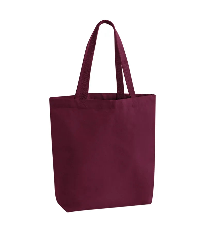 Heavyweight Canvas Tote Bag Burgundy