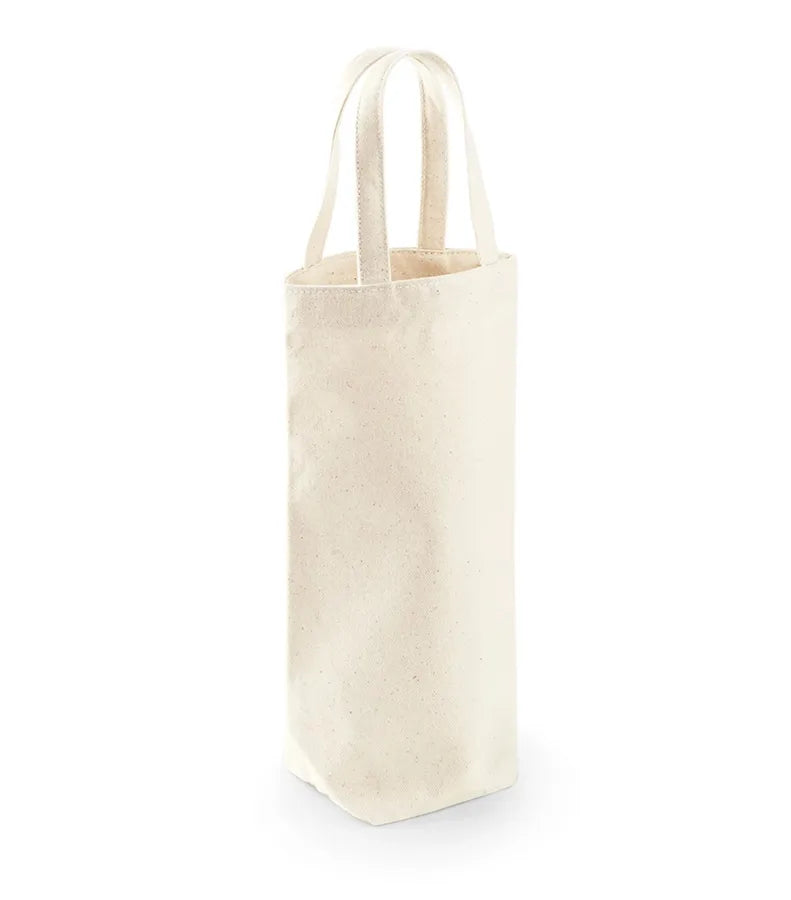 Fairtrade Cotton Bottle Bag Natural