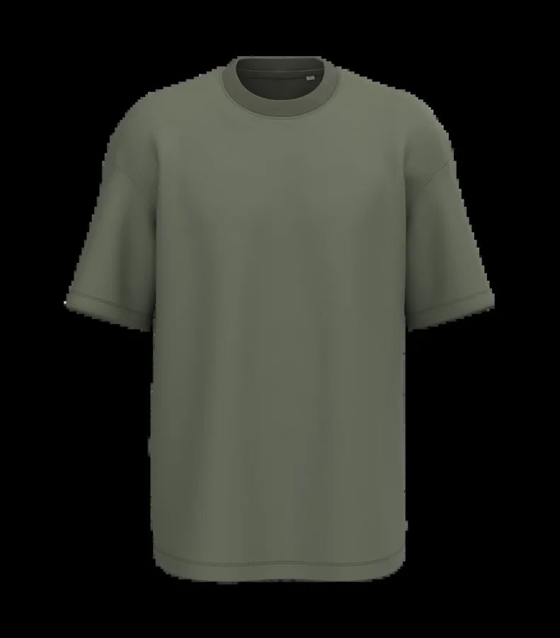 Eco-Friendly Men’s Oversize T-shirt OrganicKhaki