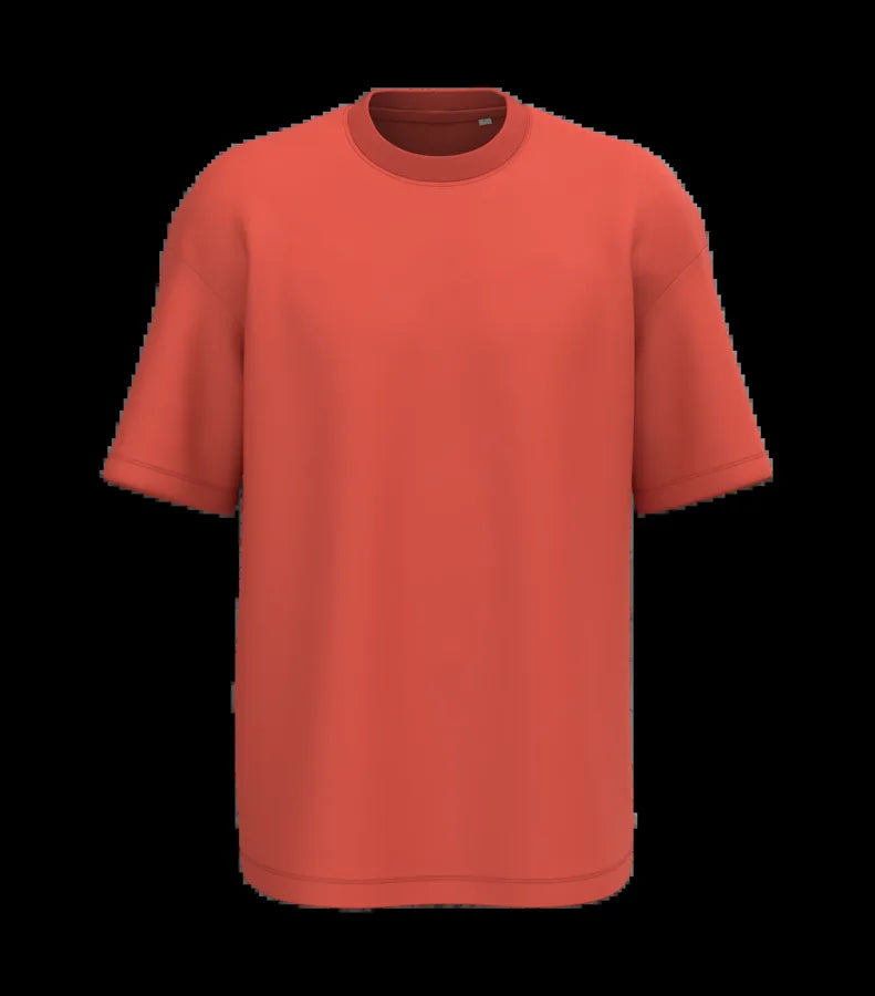 Eco-Friendly Men’s Oversize T-shirt Paprika