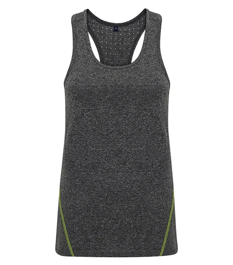 Women's TriDri® "Lazer cut" Vest BlackMelange