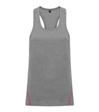 Women's TriDri® "Lazer cut" Vest SilverMelange