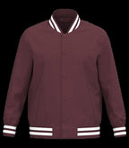 Eco-Friendly Unisex Teddy Padded Jacket DarkCherry