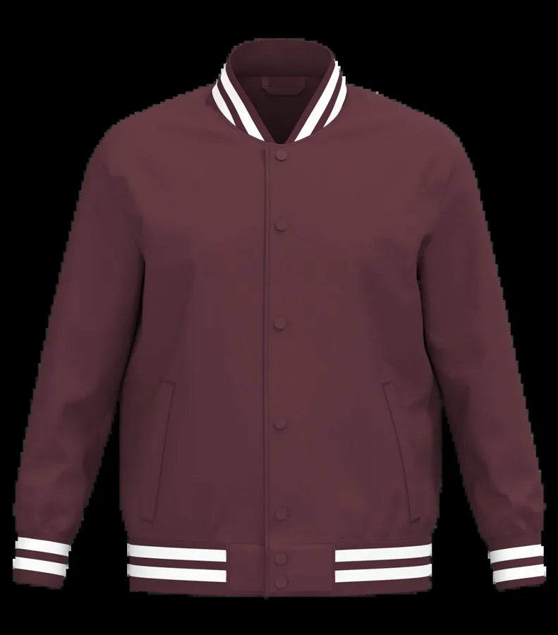 Eco-Friendly Unisex Teddy Padded Jacket DarkCherry