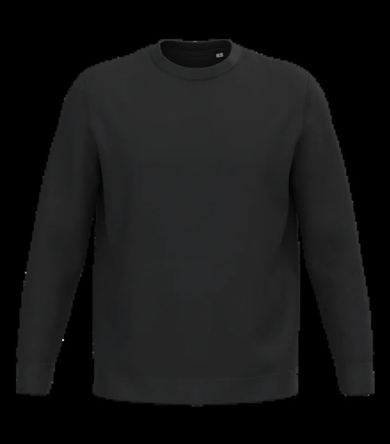 Eco-friendly Men's Round Neck Jumper Black