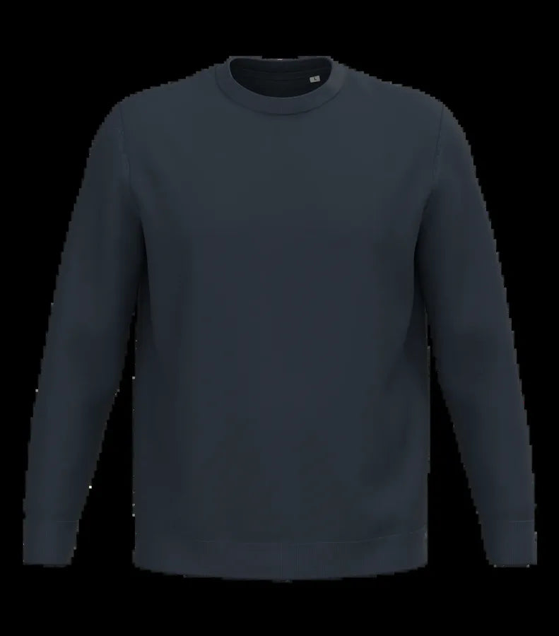 Eco-friendly Men's Round Neck Jumper NavyBlue