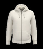 Eco-Friendly Unisex Sherpa-Lined Full Zip Sweatshirt Ivory