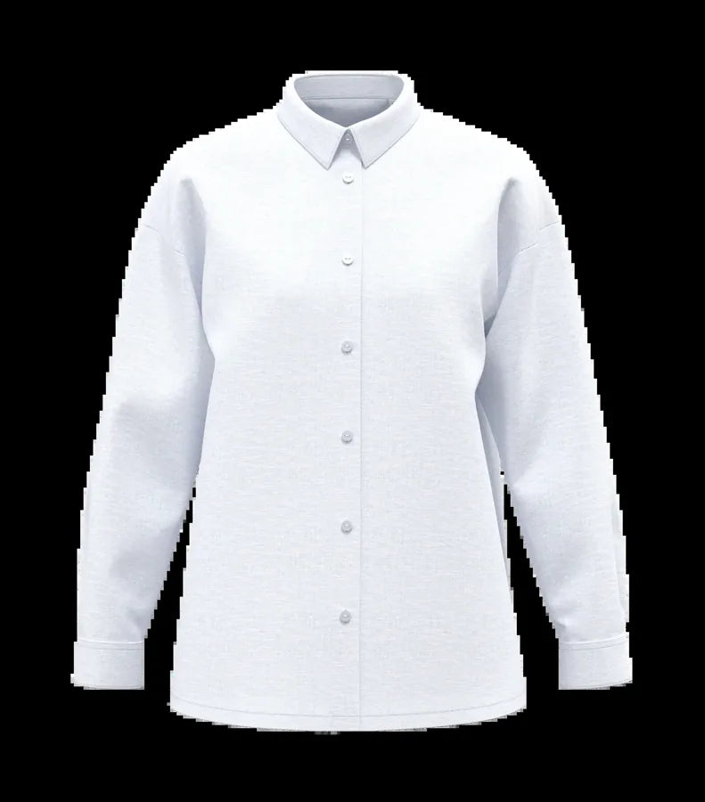 Ladies' Oversize Linen Shirt White