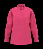 Ladies' Oversize Linen Shirt RaspberrySorbet