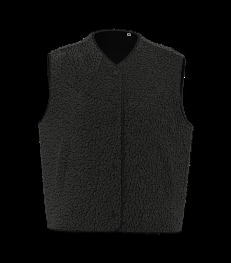 Ladies' Sherpa Vest Black