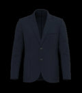 Men's Washed Effect Linen Blazer WashedNavyBlue