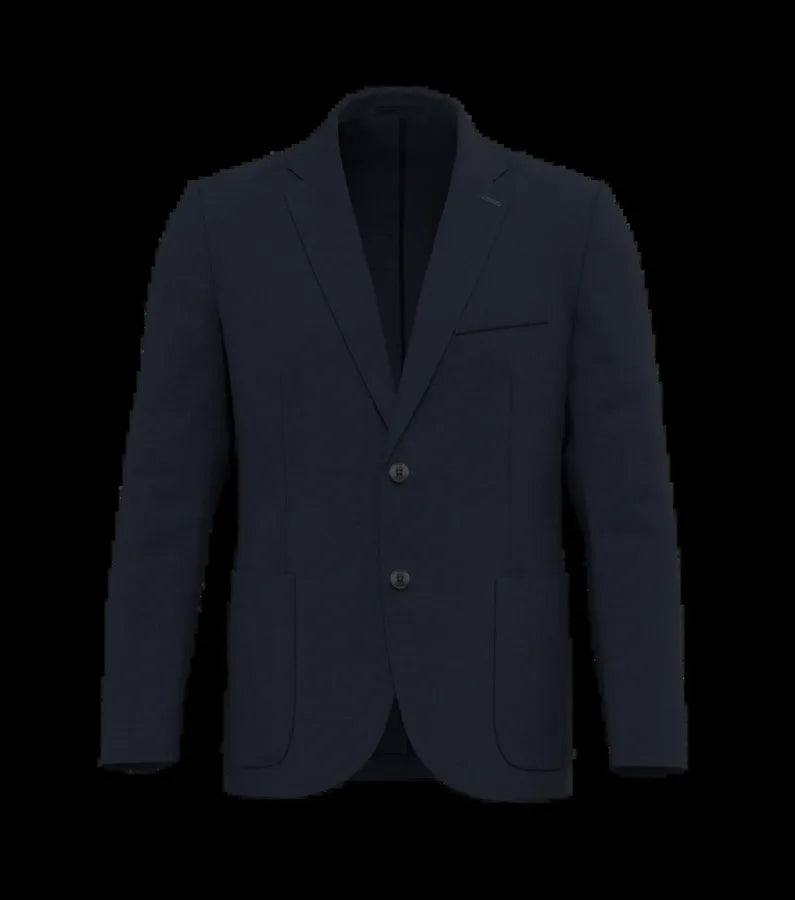 Men's Washed Effect Linen Blazer WashedNavyBlue