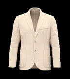 Men's Washed Effect Linen Blazer WashedLinenSand