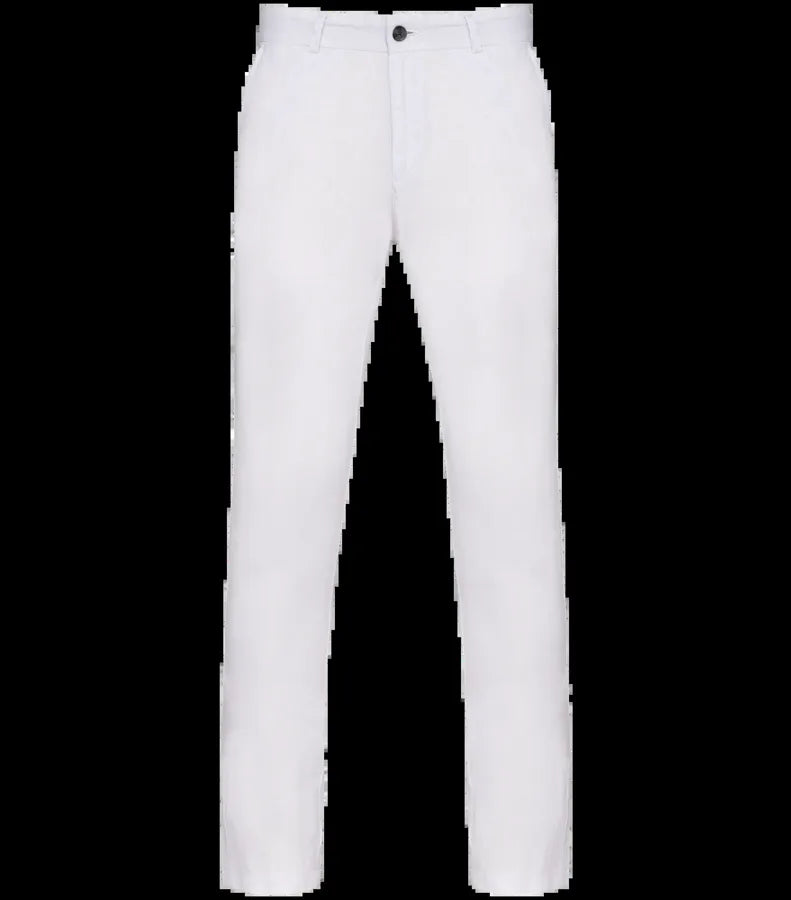 Men's Linen Trousers White