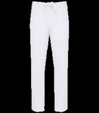 Eco-friendly Men's Linen Washed Effect Trousers WashedWhite