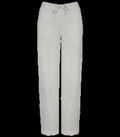 Eco-friendly Ladies' Linen Washed Effect Trousers WashedWhite