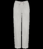 Eco-friendly Ladies' Linen Washed Effect Trousers WashedWhite