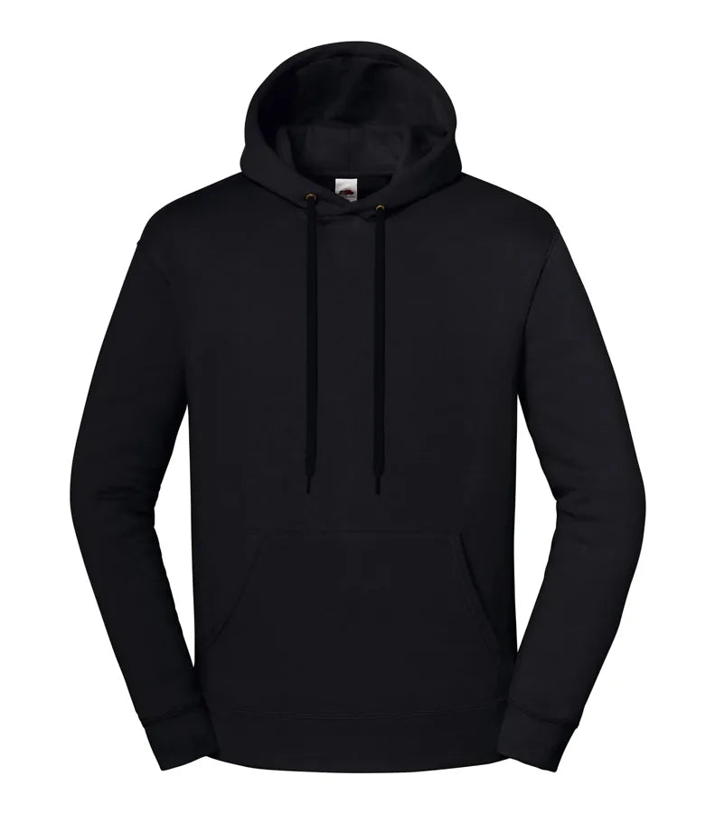 Iconic Premium Hooded Sweat Black