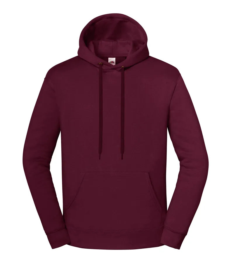 Iconic Premium Hooded Sweat Burgundy