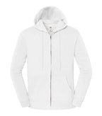 Iconic Premium Hooded Sweat Jacket White