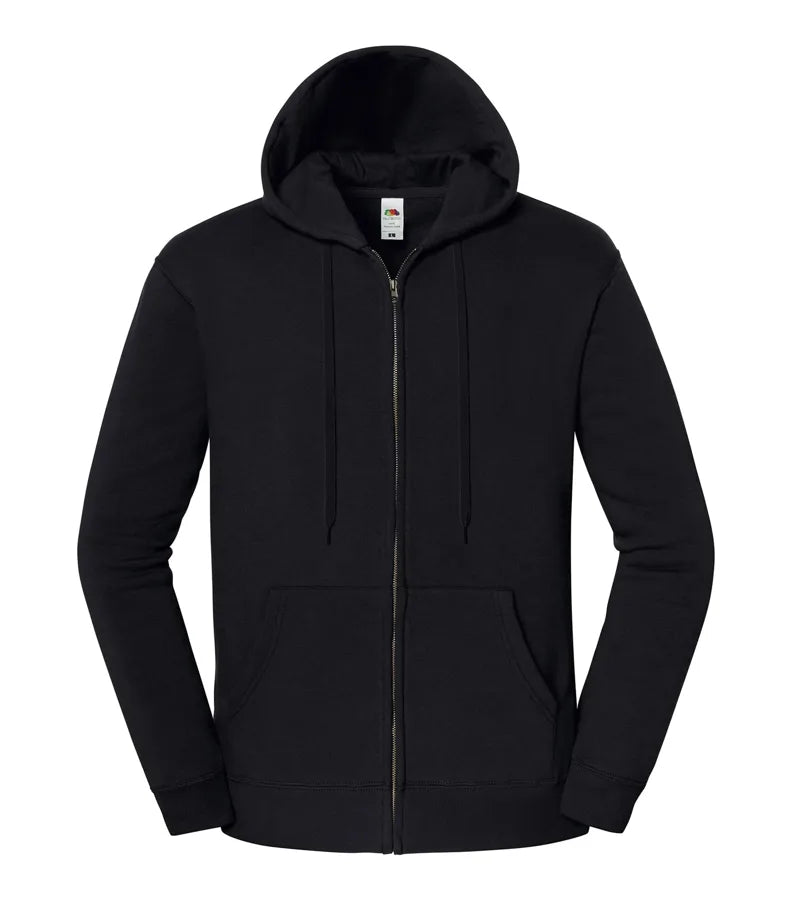Iconic Premium Hooded Sweat Jacket Black
