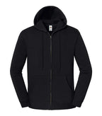 Iconic Premium Hooded Sweat Jacket Black