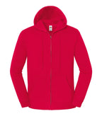 Iconic Premium Hooded Sweat Jacket Red