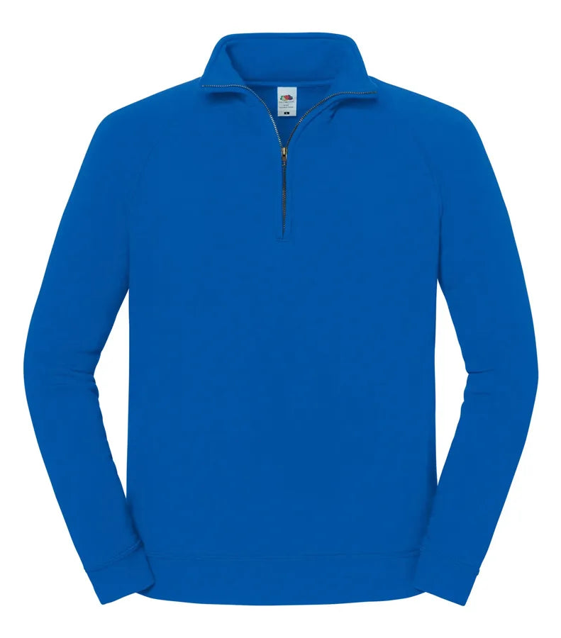 Iconic Premium Zip Neck Sweat RoyalBlue