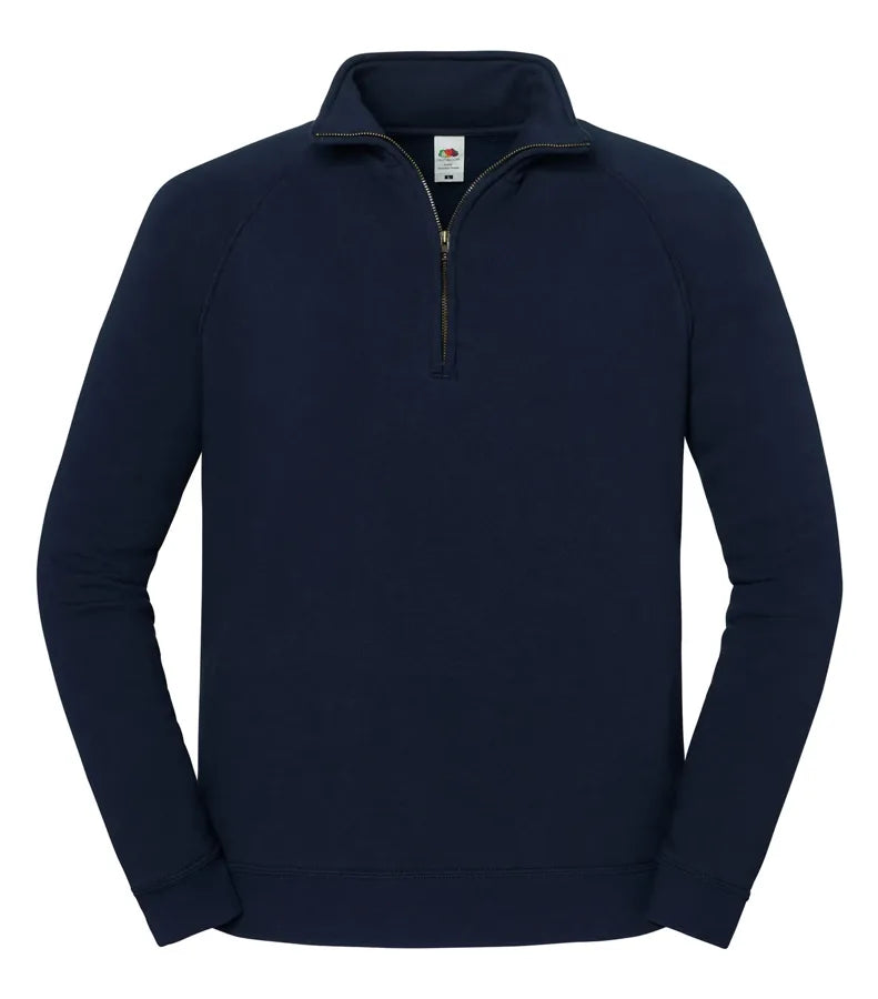 Iconic Premium Zip Neck Sweat DeepNavy