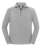 Iconic Premium Zip Neck Sweat AthleticHeather