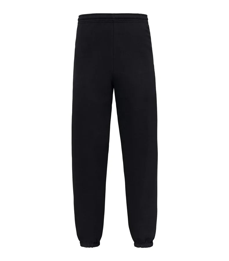 Iconic Premium Elasticated Cuff  Jog Pants Black