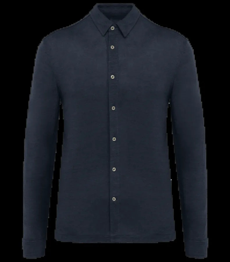 Men's Linen Shirt NavyBlue