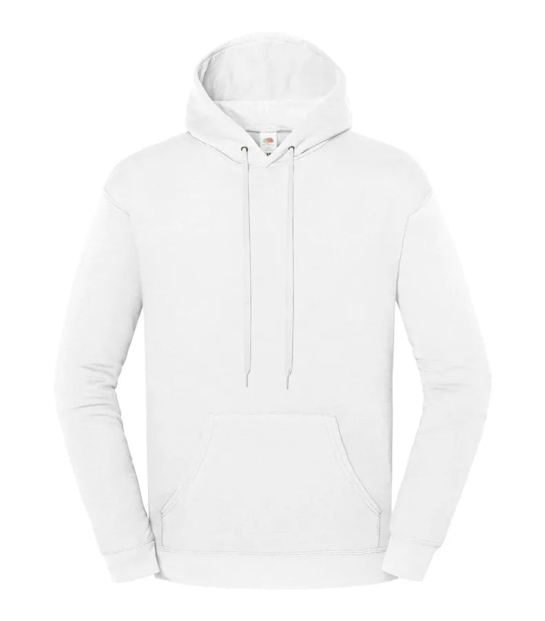 Iconic 250 Hooded Sweat White
