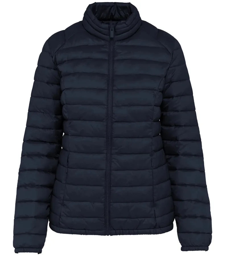 Ladies lightweight recycled padded jacket NavyBlue