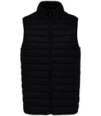 Men's lightweight recycled padded bodywarmer Black